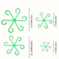 thumbnail image 1 of 4-piece Set of Plant Stem Support Clips, Horticultural Plant Turtle Back Bamboo Support Fixator, Hydroponic Tree Branch Fixation, 1 of 6