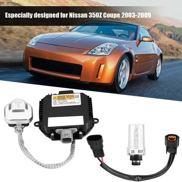 HID Foco de xenón Ecomeon para Nissan 350Z 370Z Murano Altima Máxima Infiniti EX35 M45 FX 35 Q45 JX35 Sustituye a 28474-89915 Plateado