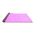 thumbnail image 2 of Ahgly Company Indoor Round Abstract Purple Modern Area Rugs, 8' Round, 2 of 4