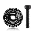 thumbnail image 1 of Headset Stem Cap Cover Various Designs 11/8" MTB Commuter Road Bike NEW, 1 of 9