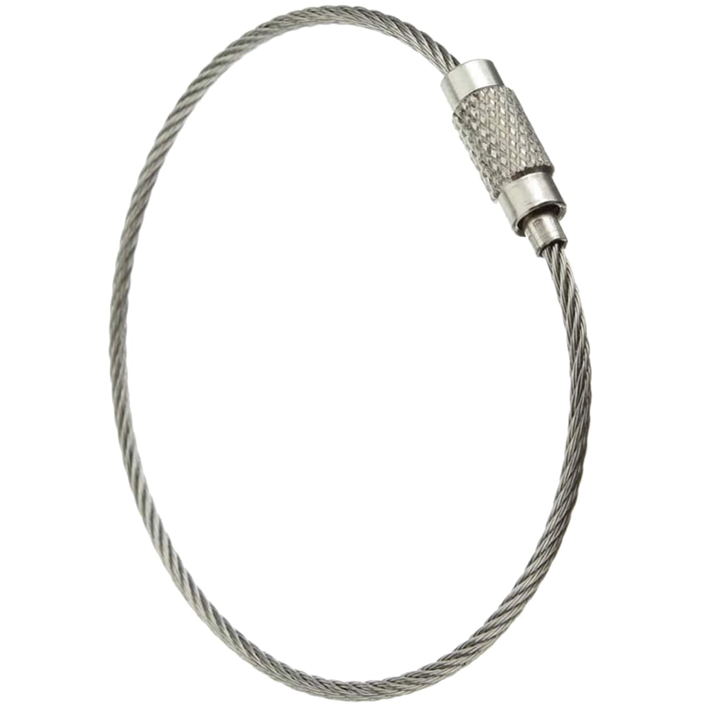 Ustyle Wire Keychain Stainless Steel Cable Loop Keyring Home Car Keys