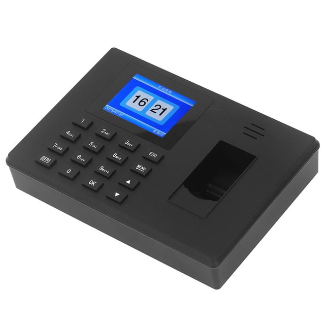 Fingerprint Time Attendance Machine Automatic Calculation of Hours for Offices Factories Hotels and More Multi Language Voice Prompts