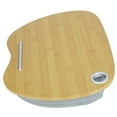 thumbnail image 3 of Bureau pour Ordinateur Portable, Plateau de Genoux Coussiné Table d'Apprentissage et d'Écriture Portable Appui-Tête d'Extérieur Table de Lit Multifonction, pour la Maison Extérieur Gris, 3 of 8