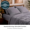 thumbnail image 2 of Mellanni 6 Piece Bed Sheet Set Brushed Microfiber, Extra Deep Pocket, Full, Hazy Lilac, 2 of 7