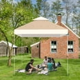 thumbnail image 2 of Yescom 10x10Ft UV30+ Gazebo Replacement Top for 2 Tier Outdoor Canopy Cover Patio Backyard Party Deck Ivory+Sand, 2 of 9