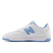 New Balance Men's BB80 V1 Sneaker, White/Light Blue, 8