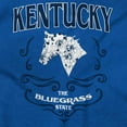 thumbnail image 2 of Kentucky Bluegrass Cute Floral Horse Women's Plus Size Graphic Tee Brisco Brands 3X, 2 of 6