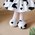 thumbnail image 4 of Gloveleya Toddler Stuffed Dolls Girl Gifts Plush Baby Doll Figure Toys Cows Dress 12 Inches, 4 of 8