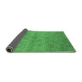 thumbnail image 2 of Ahgly Company Indoor Square Oriental Emerald Green Industrial Area Rugs, 8' Square, 2 of 4