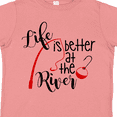 thumbnail image 4 of Inktastic Life is Better at the River Fishing Pole with Bobber Boys or Girls Toddler T-Shirt, 4 of 5