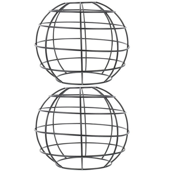 2 Pcs Pendant Neon Wrought Iron Lampshade Easy to Use Decor Miss