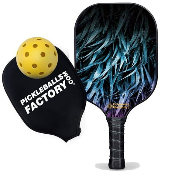Pickleball Factory PB00045-8-C Pickleball Paddles - Leaves Professional Pickleball Paddle, Backyard Pickleball Top Pickleball Paddles 2022, Carbonfiber Graphite