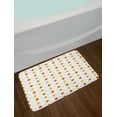 thumbnail image 2 of Ghost Bath Mat, Smiling Ghost Characters in Earthy Tones Among Little Black Stars Design, Plush Bathroom Decor Mat with Non Slip Backing, 29.5" X 17.5", Multicolor, by Ambesonne, 2 of 2