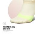 thumbnail image 5 of Feetures Elite Light Cushion No Show Tab Ankle Socks - Sport Sock with Targeted Compression - Sandy Melon, S (1 Pair), 5 of 7