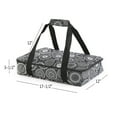 thumbnail image 5 of Insulated Casserole Carrier, Thermal Travel Bag with Handles - Black, 5 of 6