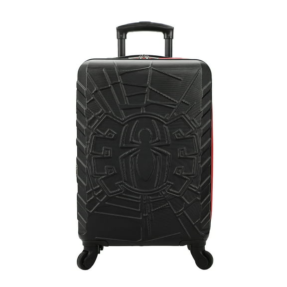 Marvel Spider-Man Spider Logo Black 22" 4-Wheel Rolling Luggage
