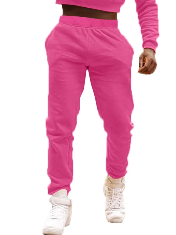 hot pink joggers mens