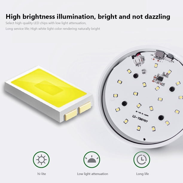 Lámpara de dormitorio LED RGB Luz regulable regulable para suministros al aire libre (C) Ndcxsfigh Para estrenar