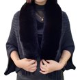 thumbnail image 1 of Minnieouse Chal suelto de punto para mujer, borlas a la moda, accesorios para fotos de fiesta de viaje, cárdigan elegante lavable de otoño para mujer Abrigos y chamarras Negro Minnieouse AP013843-03, 1 of 6