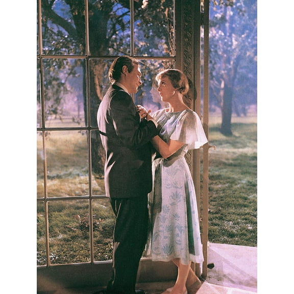 Art.com The Sound of Music, Christopher Plummer, Julie Andrews, 1965 Premium Photographic Print, 12" x 16"