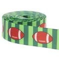 thumbnail image 3 of 1 rollo de cinta de rugby cinta de tema deportiva rodillos de cinta de poliéster cinta de bolsas para envoltura de bricolaje, 3 of 4