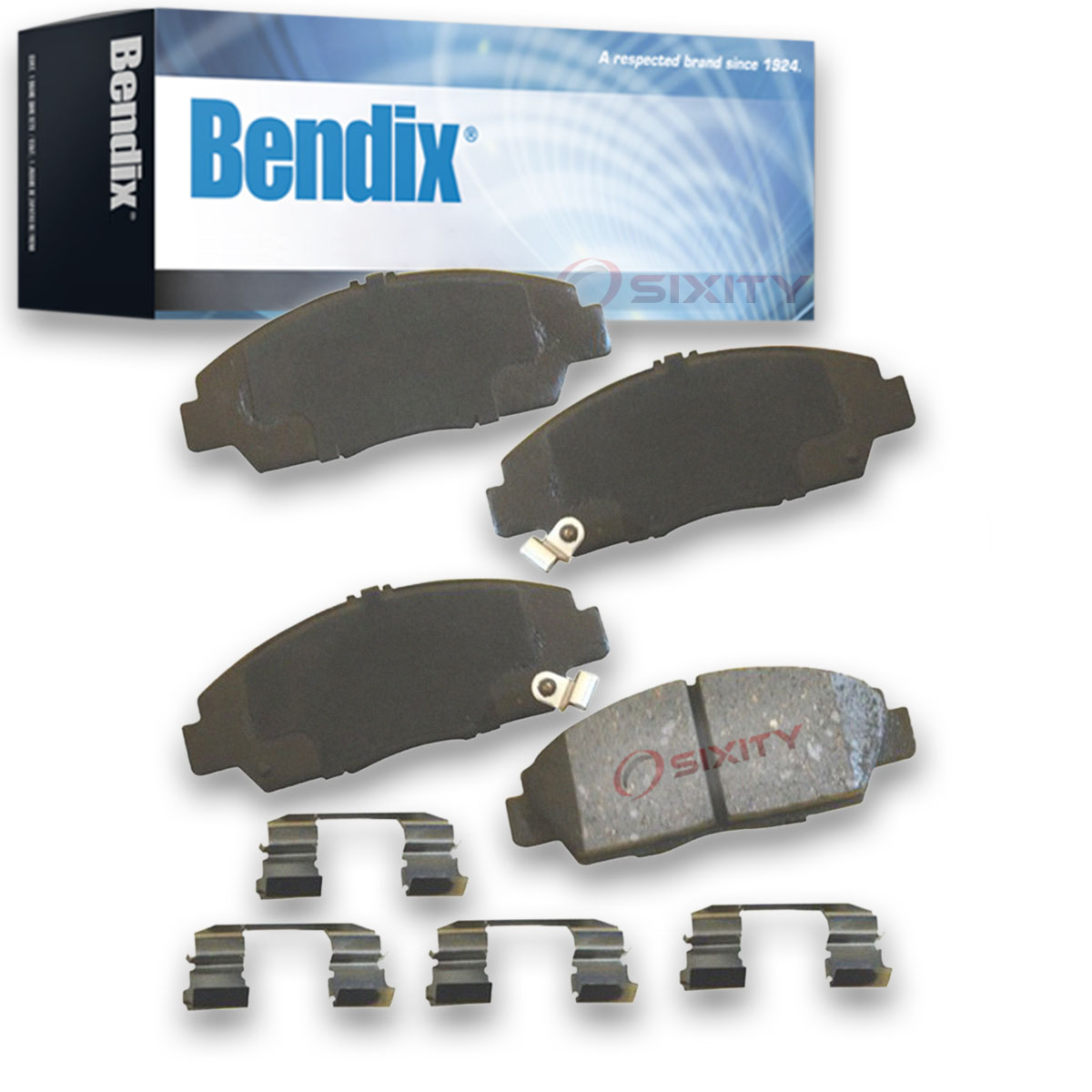 Disc Brake Pad Set Fits select: 1992 HONDA PRELUDE, 1993-1996 HONDA PRELUDE SI/SR