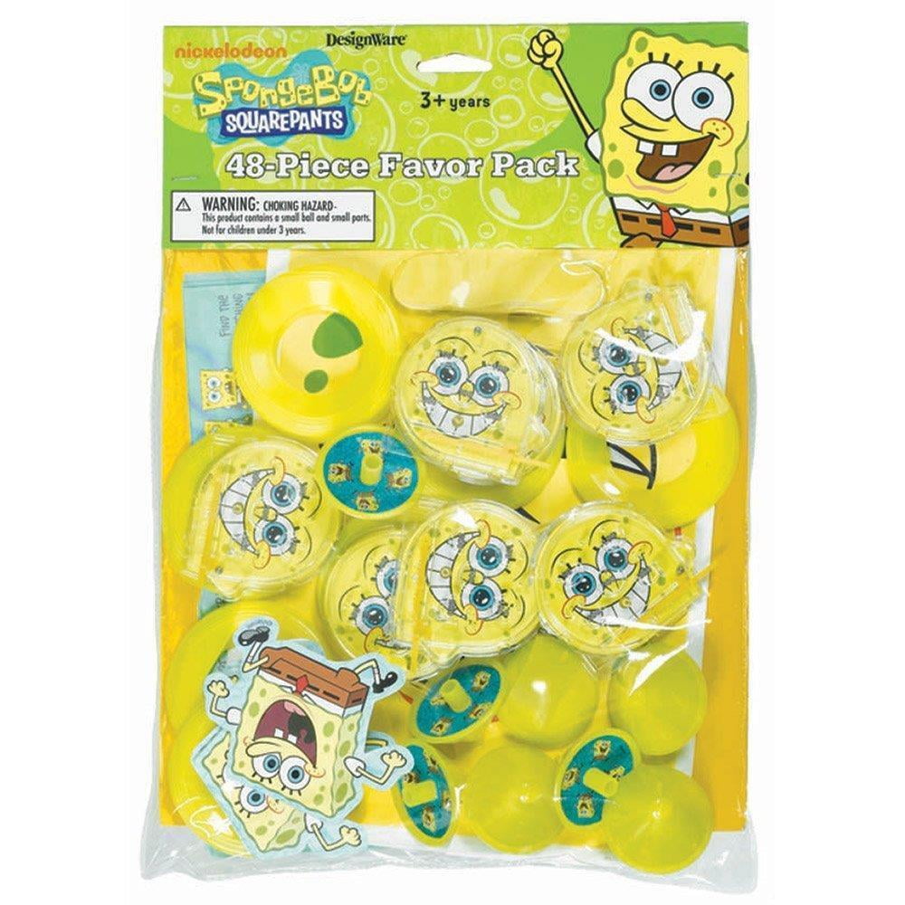 SpongeBob 48Piece Birthday Party Favors Kit