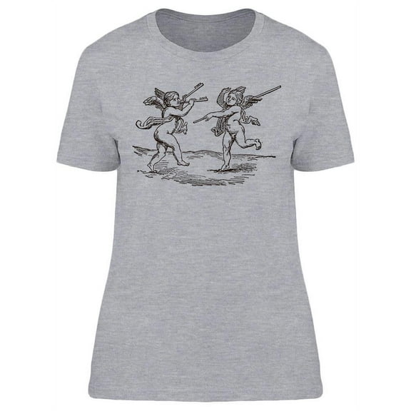 Playing Cherubim T-Shirt Women -Image by Shutterstock, Female Small