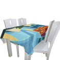 thumbnail image 3 of POPCreation Snow Tablecloths Tree Table Top Decoration 60x104 inches, 3 of 5