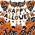 thumbnail image 3 of New Halloween Balloon Combination Ghost Festival Party Decorative Arrangement Alphabet Aluminum Balloon Halloween Balloon Set, 3 of 6