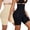 Beige+Black, variant on Women's Tummy Control Shorts Shapewear High Waist Body Shaper Thigh Slimmer Panties Beige L