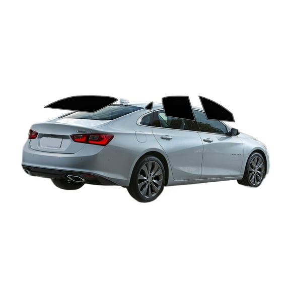 Haiy Co - PreCut 2Ply 05% Window Tint Film Kit For 2016-2024 Chevrolet Malibu Sedan -Side+Rear Window