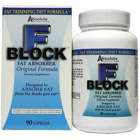 Absolute Nutrition Fat Blocker Weight Loss Pills 90 Ct