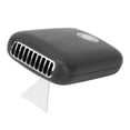 thumbnail image 4 of Secador de pestañas ventilador mini portátil USB recargable 3 velocidades bajo ruido secador de pestañas con soporte plegable en T negro, 4 of 8