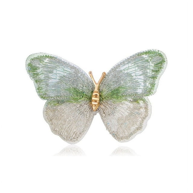 Xiao Hua Broches para mujer, broches para manualidades, broches de aleación de moda para mujer, joyería para mujer, decoración de ropa, Navidad, verde A