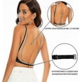thumbnail image 3 of Low Back Bras For Women - Seamless Wire Free Bralette Backless Bras, 3 of 5