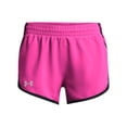 thumbnail image 1 of Shorts Under Armour Fly By para Niñas Grande Rosa Rebelde Negro, 1 of 1