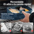 thumbnail image 4 of Fiambrera Portátiles Bento Box Luncheras Bolsa Lonchera Xtellar azul, 4 of 4