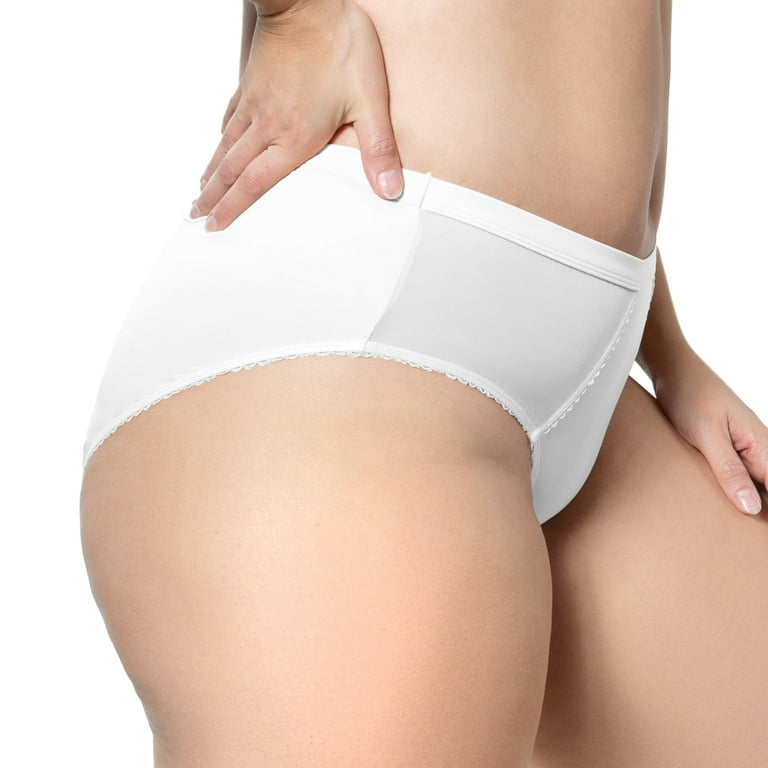 PARFAIT Women's Micro Dressy French Cut Panty - Pearl White - 3XL 