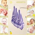thumbnail image 3 of SKYSONIC 3 PCS Retro Groovy Butterfly Baby Muslin Washcloths, 80s Style Face Towel Burp Cloths Ultra Soft Absorbent Cotton Bath Wipes Towels for Newborn Boys Girls, 3 of 7