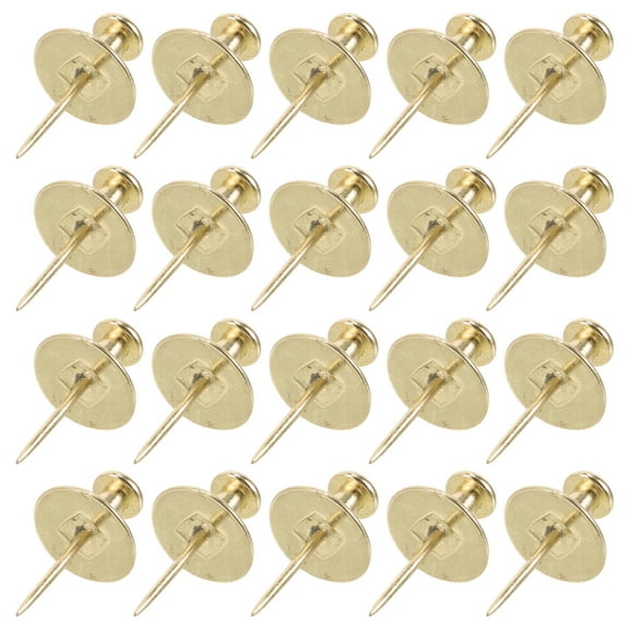 FENGGUIQU 20Pack Simple Design Zinc Alloy Push Pins for Home Use