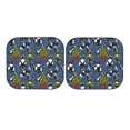 thumbnail image 7 of Bingfone Festive Cats and Trees Windshield Sun Shade 2-Piece Foldable Car Front Window Sunshade for Most Sedans SUV Truck - Small, 7 of 7