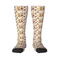 thumbnail image 2 of Picia Women Crew Soft Moisture-wicking Socks Mushroom Pattern Design Cotton Socks, One Size fit All, 2 of 9