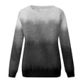 thumbnail image 4 of QASIEATN Hoodies for Elegant Ladies Fashion, Long Sleeve Shirts Plus Size Tops Dressy Casual Blouses Crewneck Loose Fit T Shirts Trendy Tunics, Womens Fall Tops, 4 of 5
