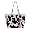 thumbnail image 2 of Bolsa de hombro de piel sintética con estampado de Animal para Ehuebsd mujer bolsa de hombro con estampado Retro informal de gran capacidad para compras, 2 of 9