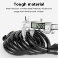 thumbnail image 3 of WEST BIKING Bicycle Lock Bicycle Cable Lock Bike Wheel Lock Anti-theft Cycling Coded Lock Bicycle Accessories, 3 of 8