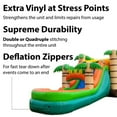 thumbnail image 6 of TentandTable Mega Inflatable Water Slide Bounce House Combo with Blower, Tropical, 6 of 8