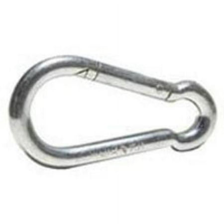 Koch 245251 Rigid Round Eye Spring Snap Link 5/16 in Eye X 2-3/4 in L X 1/4 in Opening