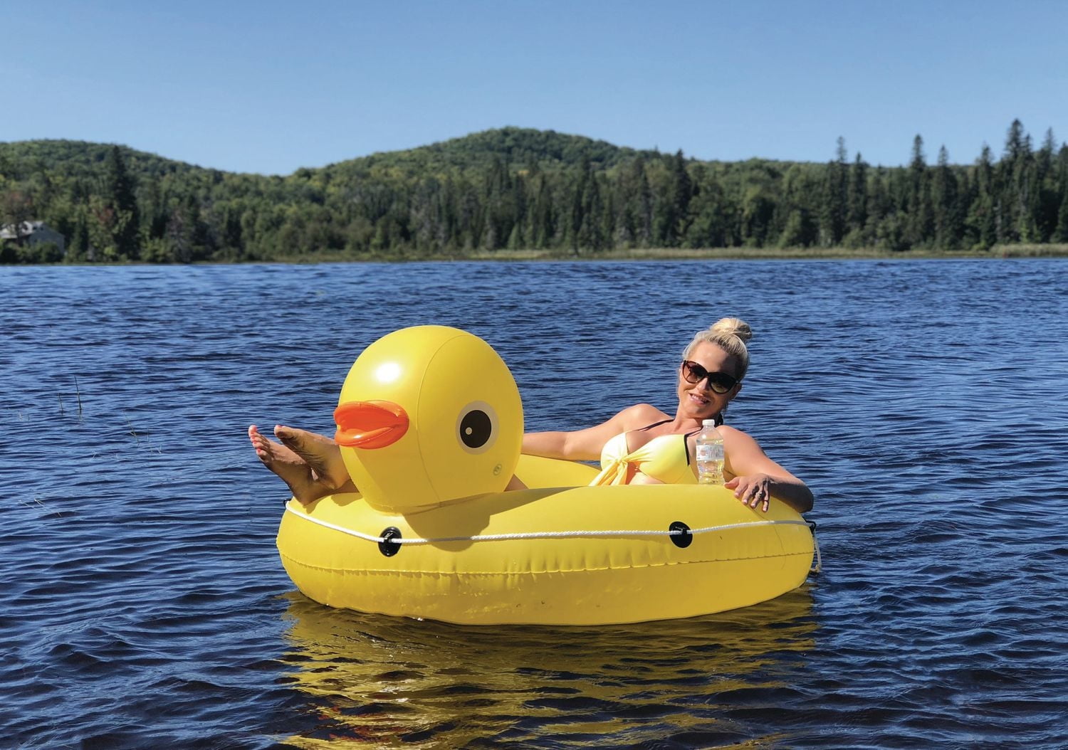 Pathfinder Yellow Duck Inflatable Float