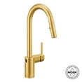 thumbnail image 6 of Moen 7565EWBG Align Single Handle Pull Down Touchless Kitchen Faucet in Brushed Gold, 6 of 7